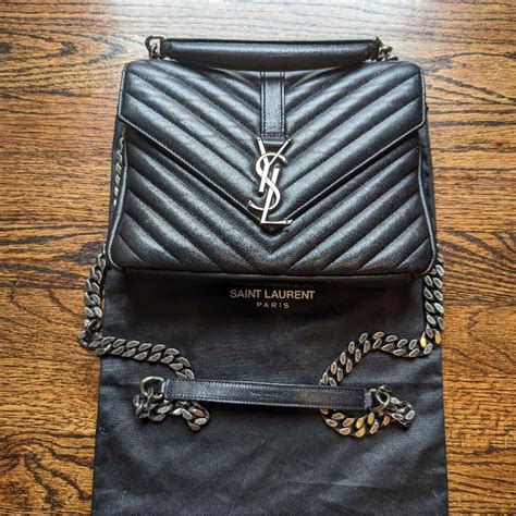 ysl gunmetal bag|WOMEN'S Y BAG .